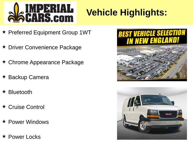 Certified 2025 GMC Savana 2500 w/ Driver Convenience Package RWD image 3