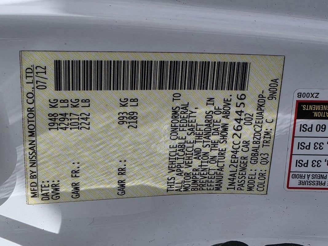 Used 2012 Nissan Altima 2.5 S w/ Convenience Pkg image 36