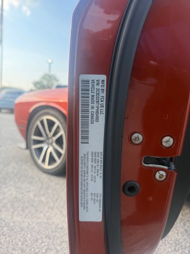 Used 2023 Dodge Challenger R/T w/ Cold Weather Group RWD image 6