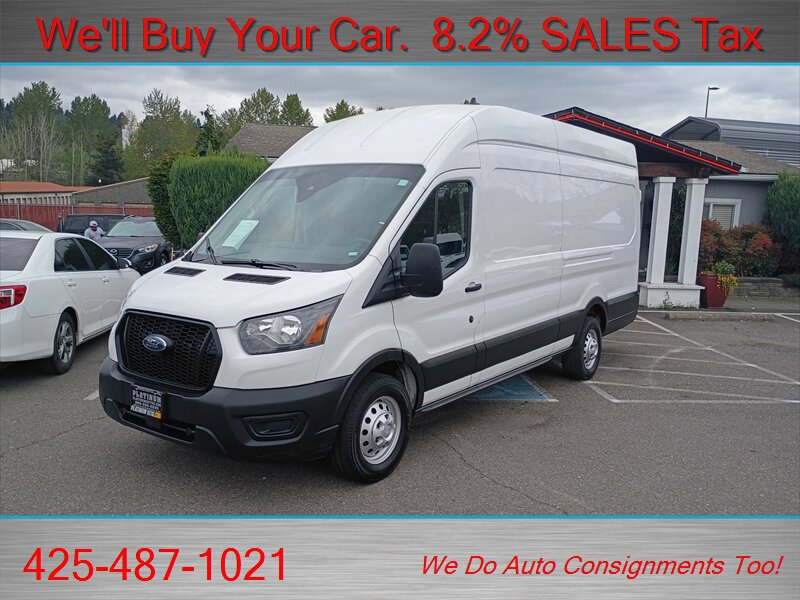 Used 2023 Ford Transit 250 148 High Roof Extended AWD image 1