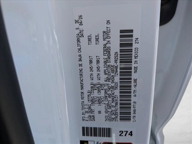 New 2026 Toyota Tacoma SR5 RWD image 17
