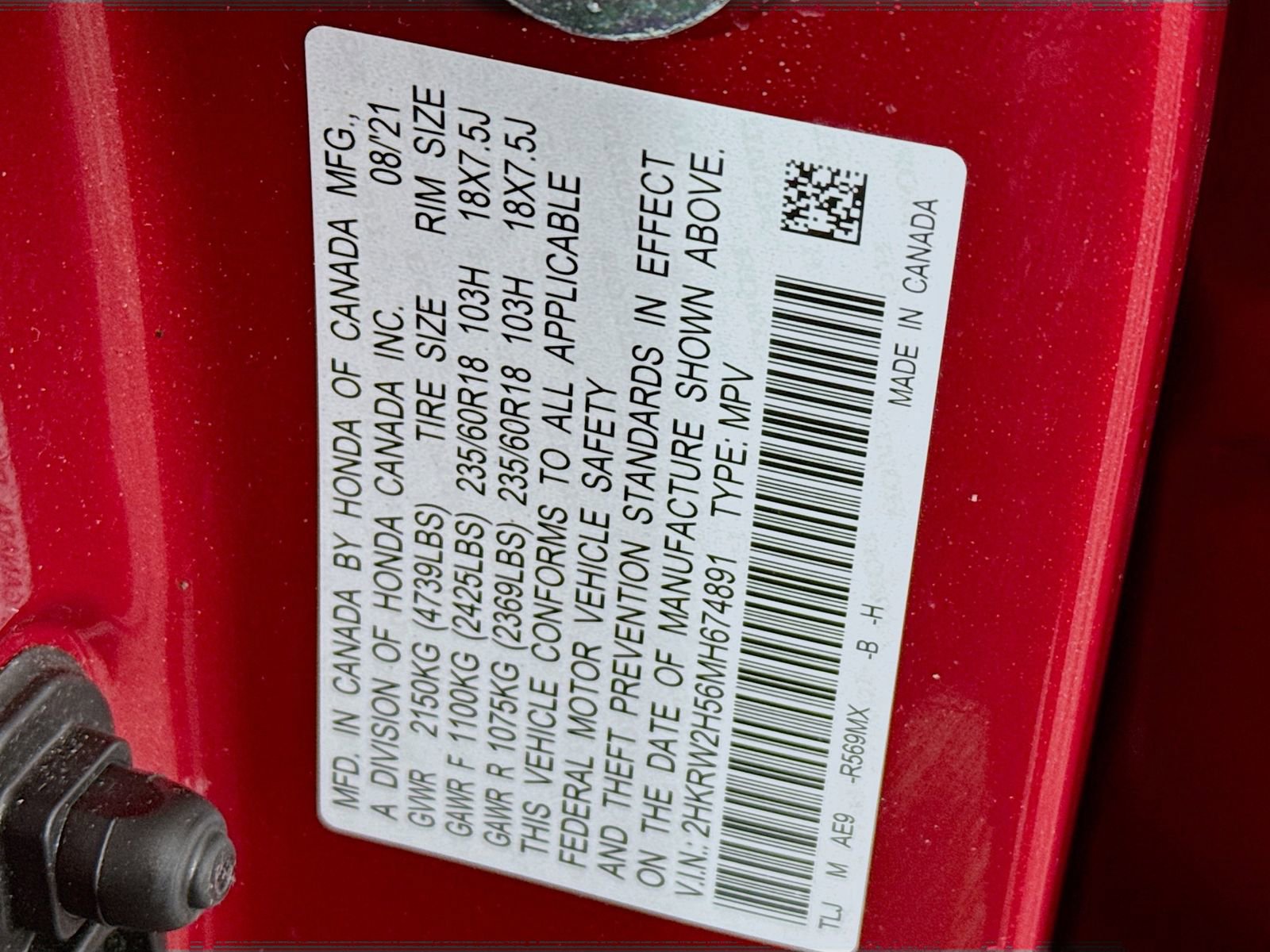 Used 2021 Honda CR-V EX image 26