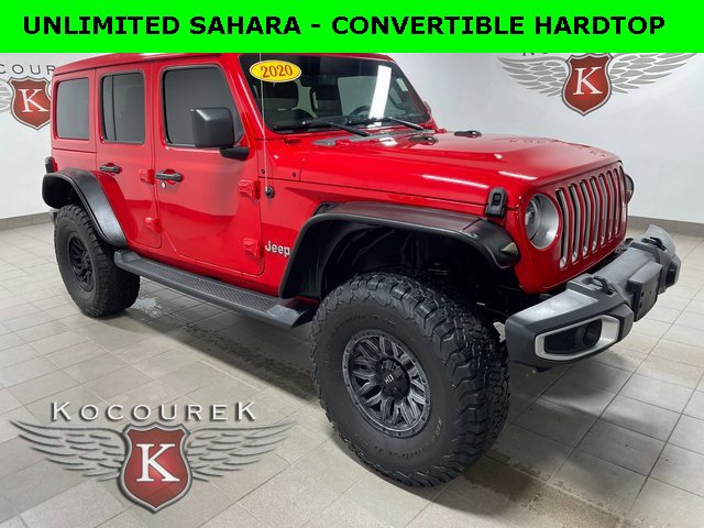 Used 2020 Jeep Wrangler Unlimited Sahara w/ Uconnect 4C Nav & Sound Group image 1