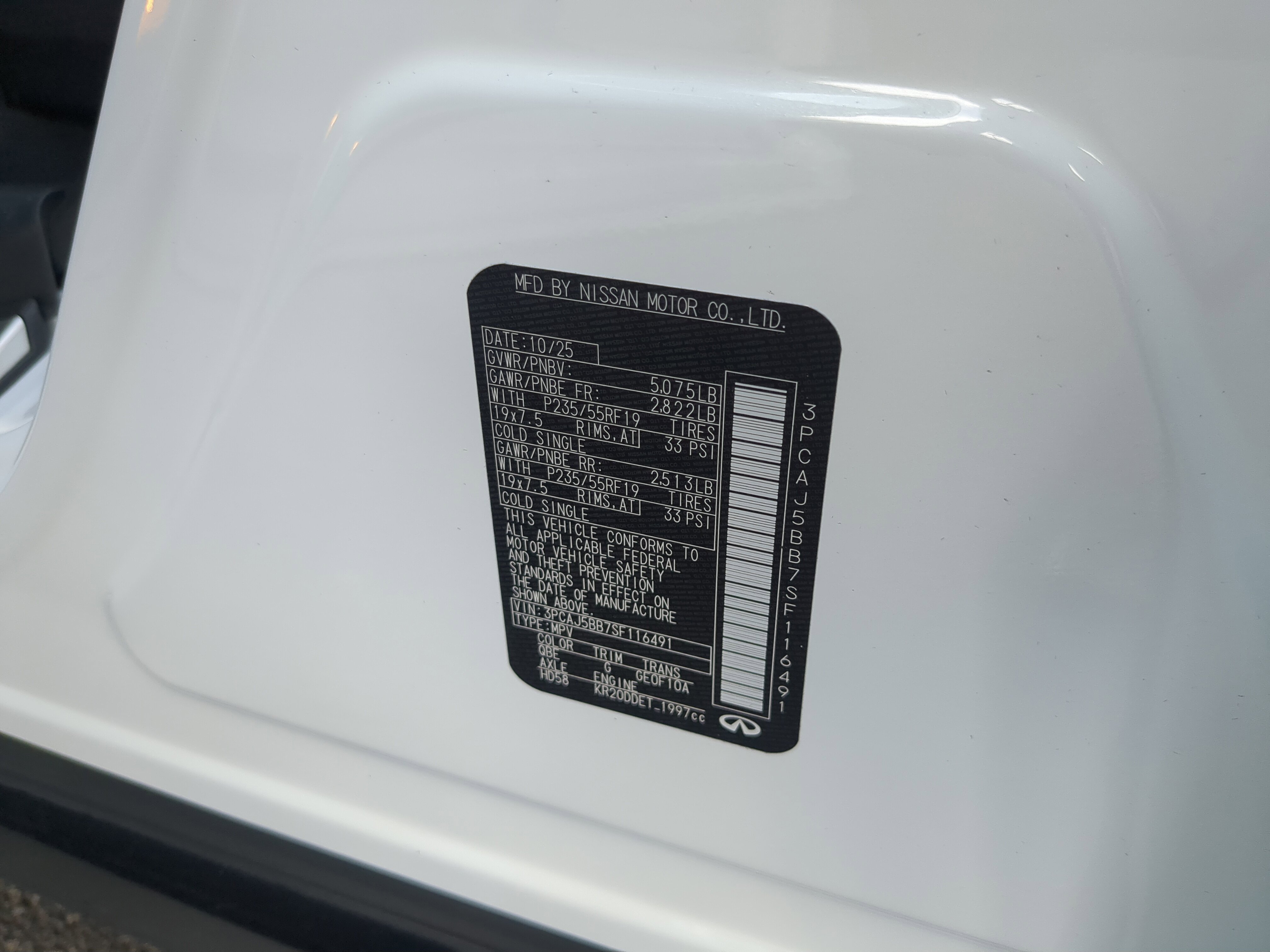 New 2025 INFINITI QX50 Luxe image 36