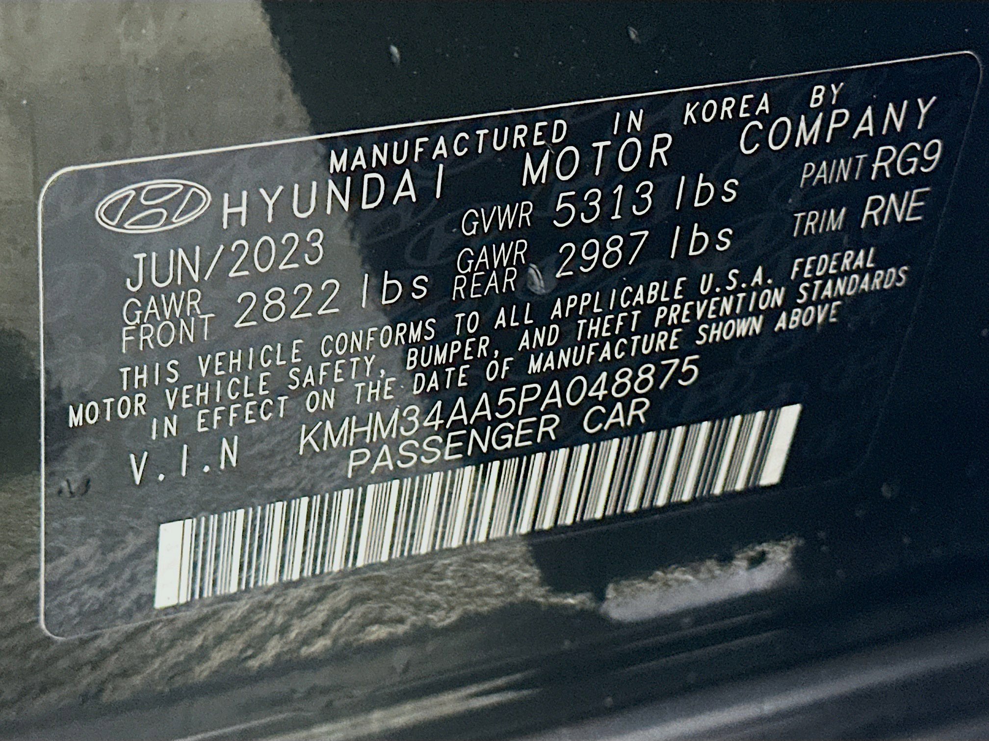 Used 2023 Hyundai Ioniq 6 SEL w/ Cargo Package image 12