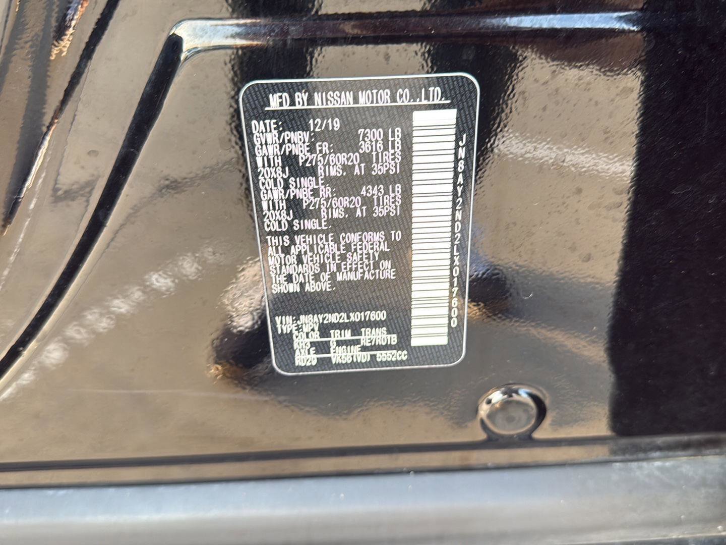 Used 2020 Nissan Armada SL w/ Premium Package image 51