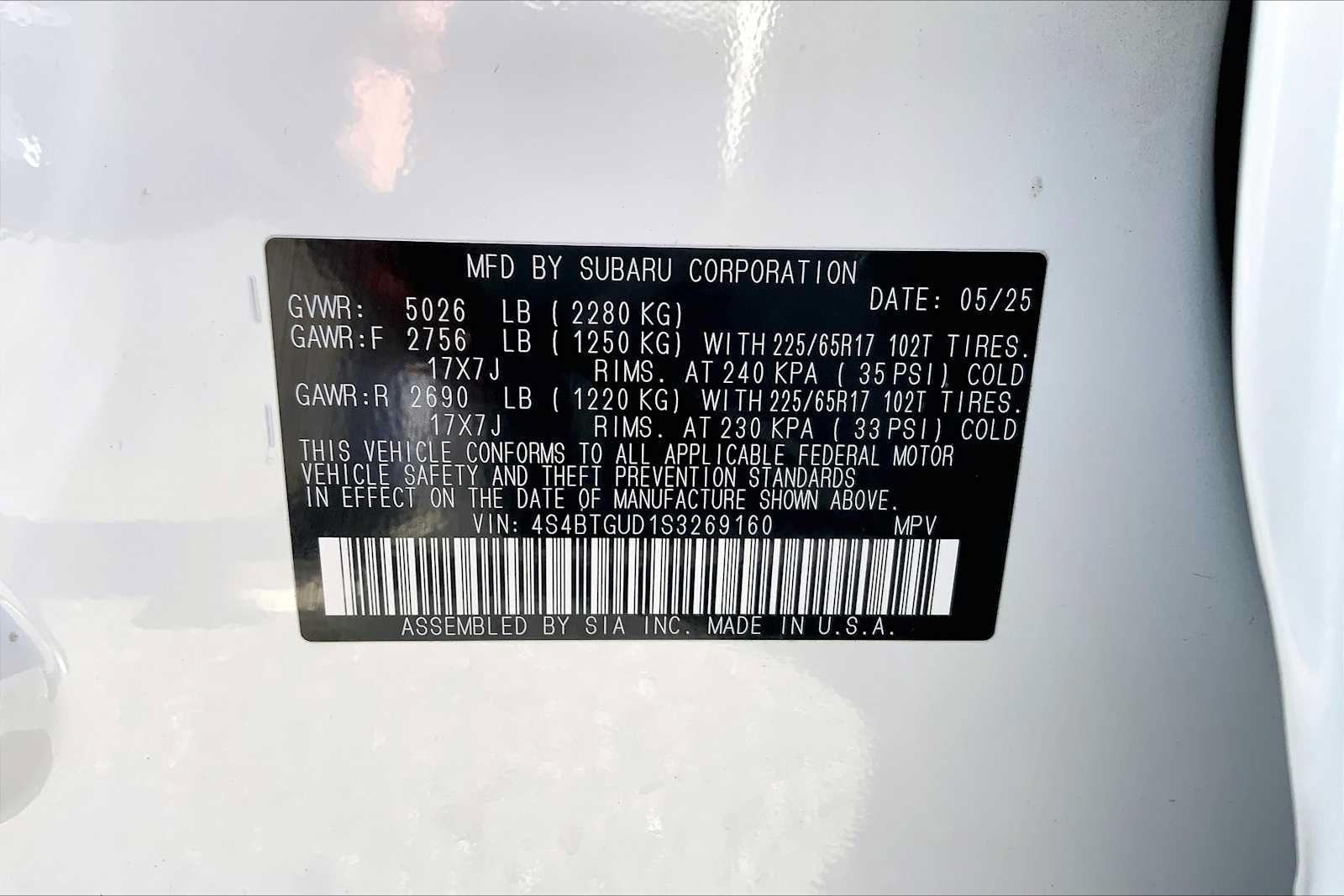 Certified 2025 Subaru Outback Wilderness AWD/4WD image 35