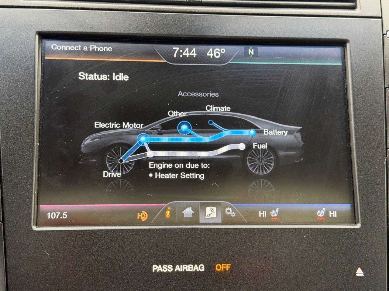 Used 2015 Lincoln MKZ Hybrid w/ Equipment Group 202A Reserve FWD image 43