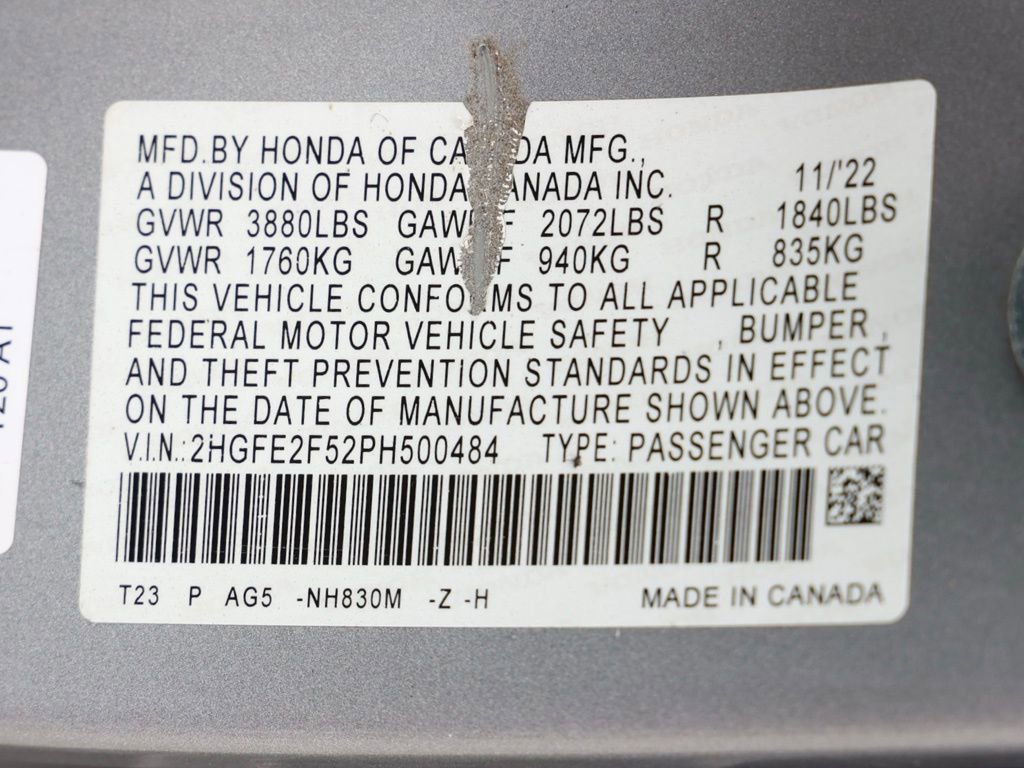 Used 2023 Honda Civic Sport image 31