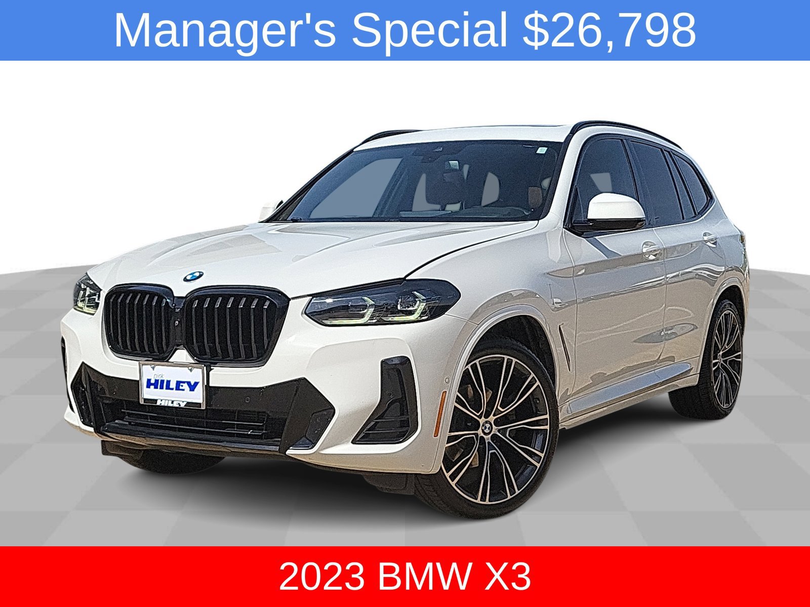 Used 2023 BMW X3 xDrive30i w/ M Sport Package