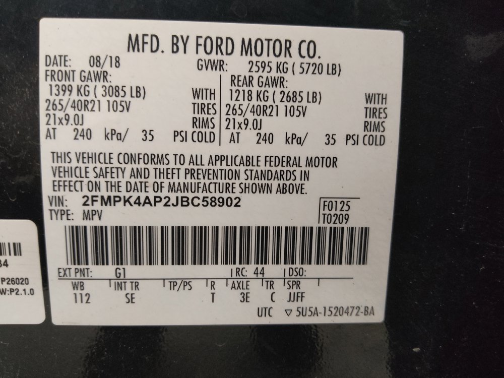 Used 2018 Ford Edge Sport w/ Equipment Group 401A AWD/4WD image 33