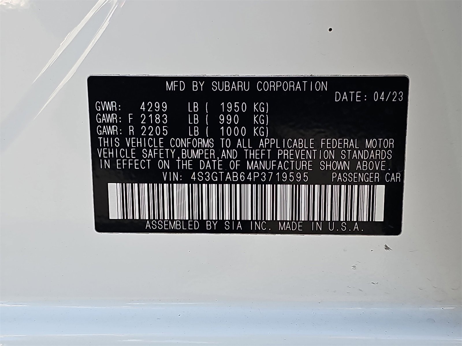 Used 2023 Subaru Impreza 2.0i image 38