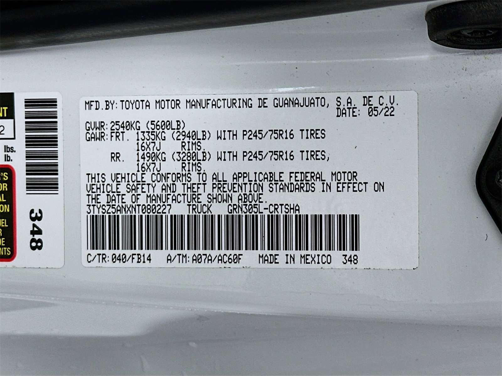 Certified 2022 Toyota Tacoma SR image 30