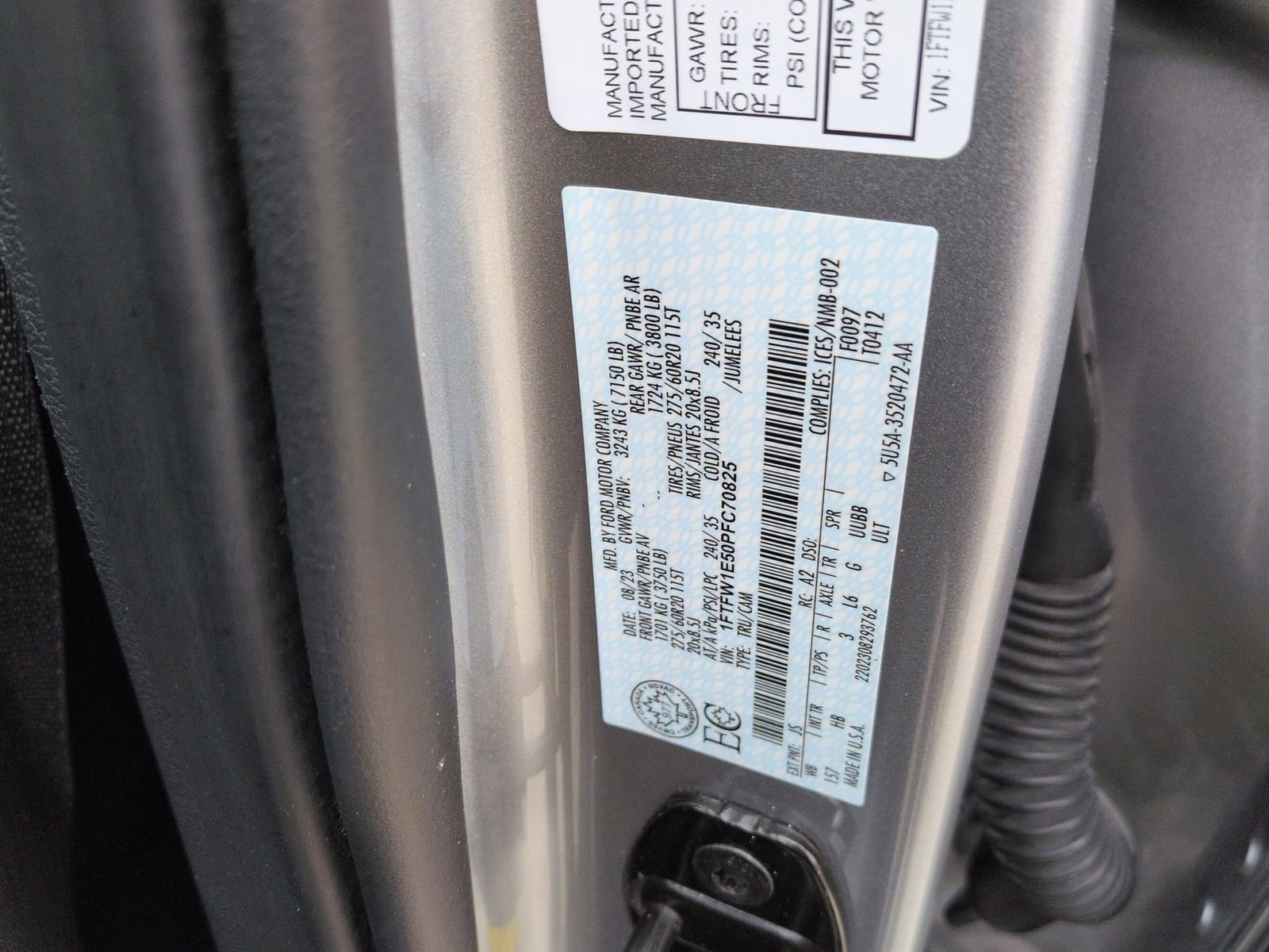 Certified 2023 Ford F150 Lariat w/ Equipment Group 502A High image 43