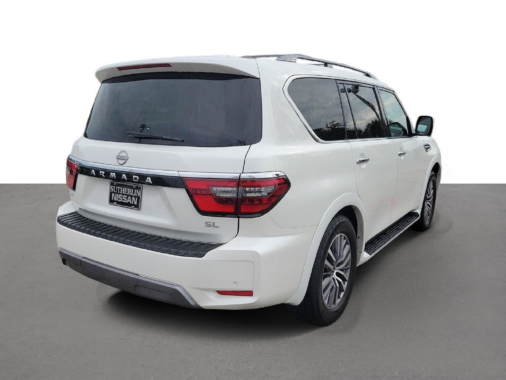 Certified 2023 Nissan Armada SL w/ Captain's Chairs Package RWD image 3