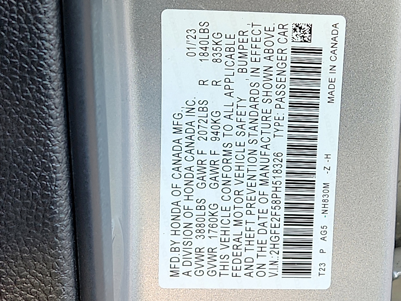 Used 2023 Honda Civic Sport image 28