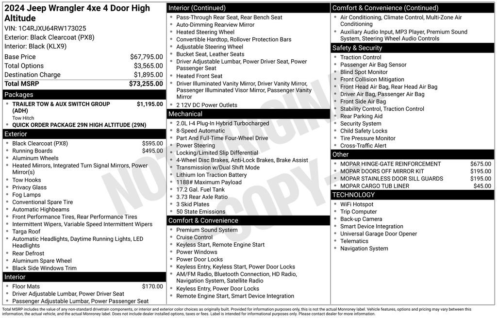 Used 2024 Jeep Wrangler High Altitude image 13