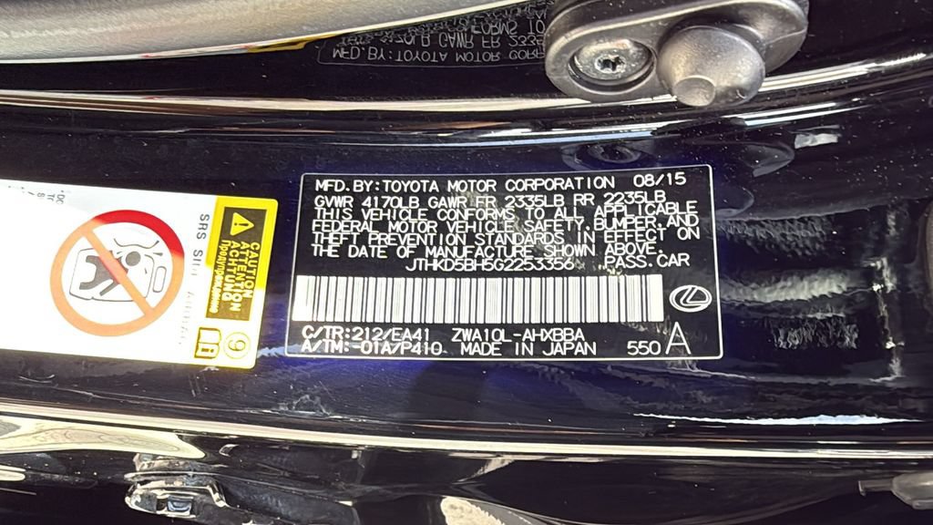 Used 2016 Lexus CT 200h w/ Navigation Package FWD image 43