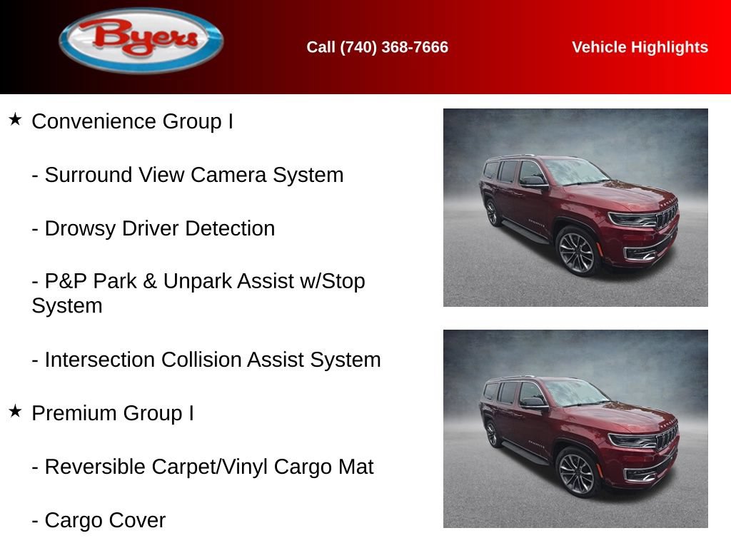 Used 2024 Jeep Wagoneer Series II w/ Convenience Group I AWD/4WD image 13