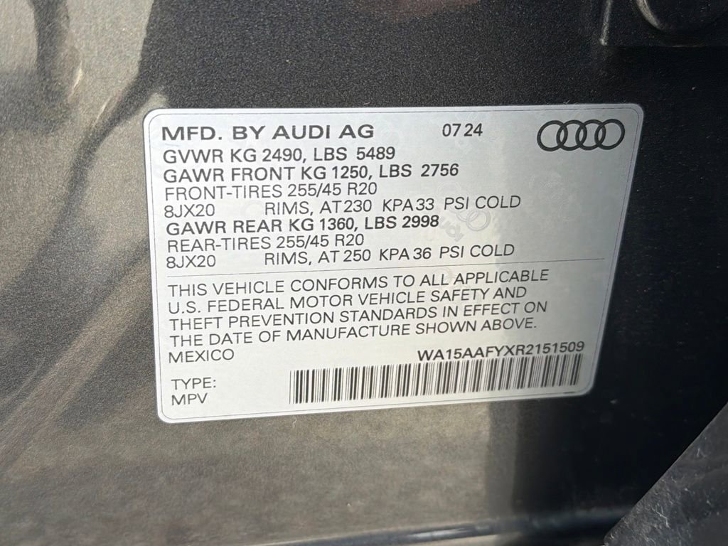 Used 2024 Audi Q5 2.0T Premium Plus w/ Premium Plus Package image 14