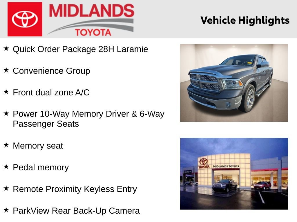 Used 2018 RAM 1500 Laramie w/ Convenience Group image 2
