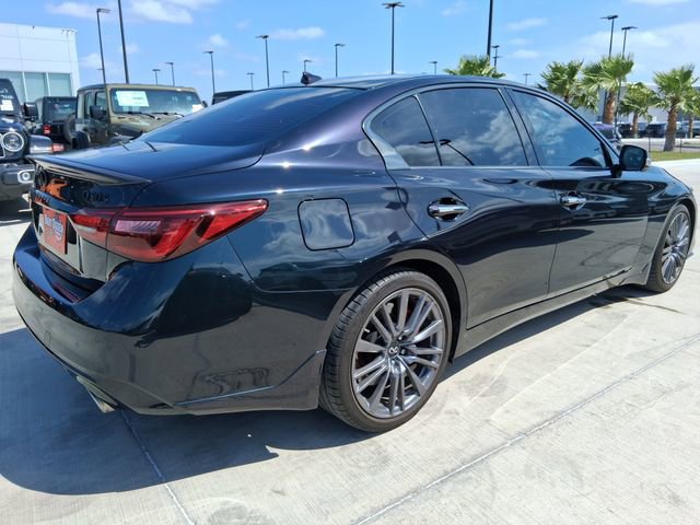 Used 2024 INFINITI Q50 Red Sport 400 w/ Black Opal Edition image 7