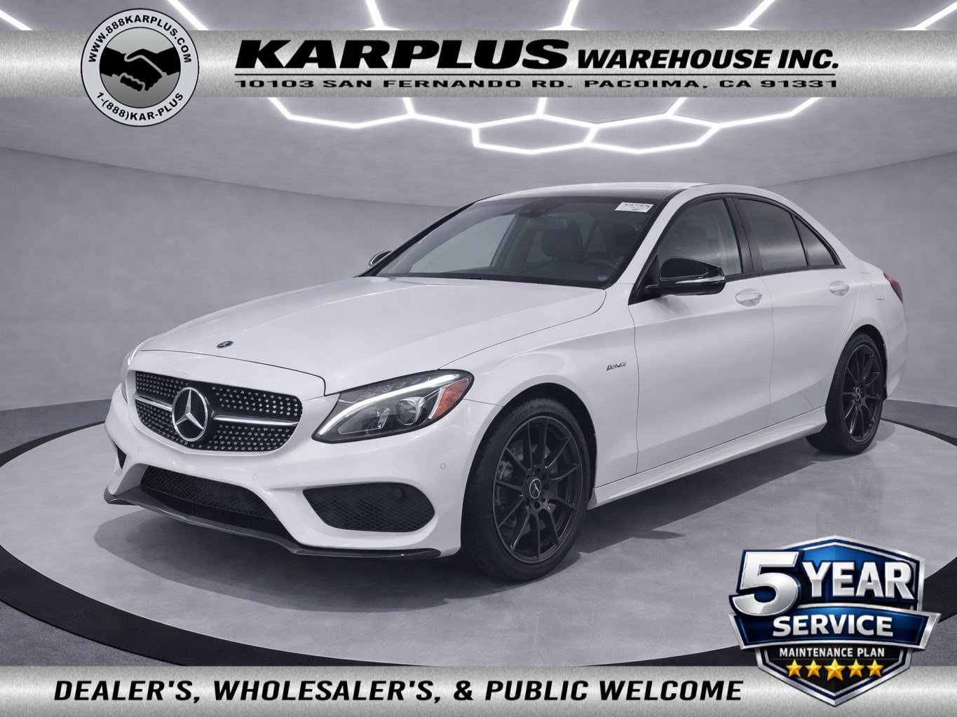 Used 2018 Mercedes-Benz C 43 AMG 4MATIC Sedan w/ Multimedia Package image 1