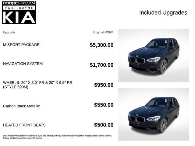 Used 2019 BMW X3 sDrive30i w/ M Sport Package RWD image 4