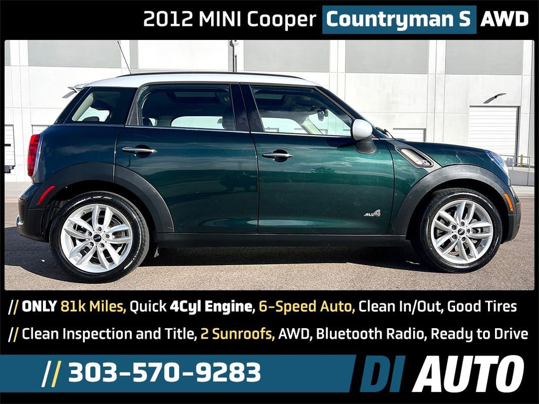 Used 2012 MINI Cooper Countryman S