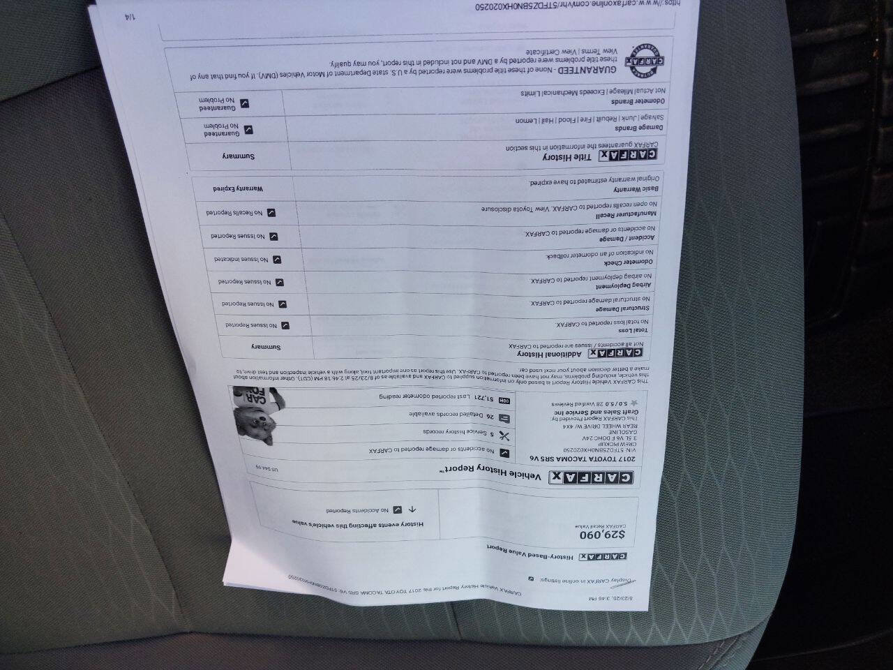 Used 2017 Toyota Tacoma TRD Off-Road image 20