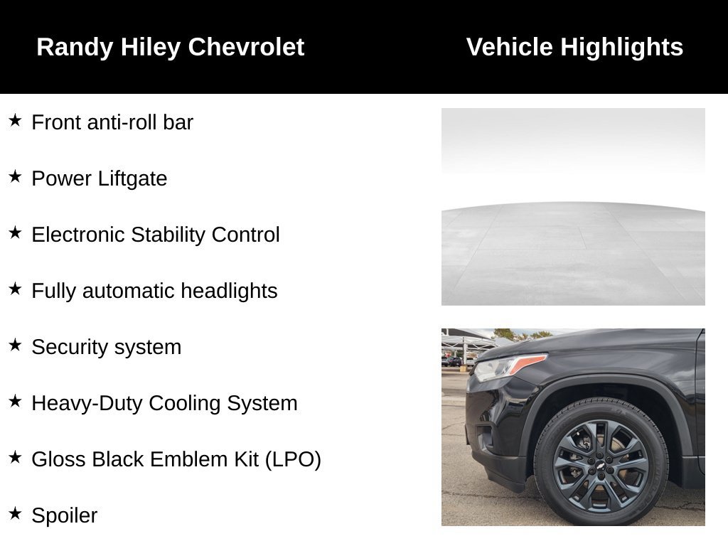 Used 2021 Chevrolet Traverse RS w/ LPO, Floor Liner Package FWD image 15