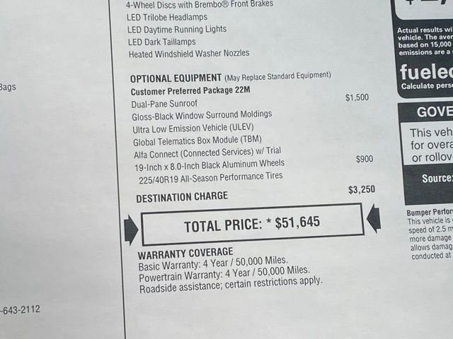 New 2025 Alfa Romeo Giulia AWD image 50