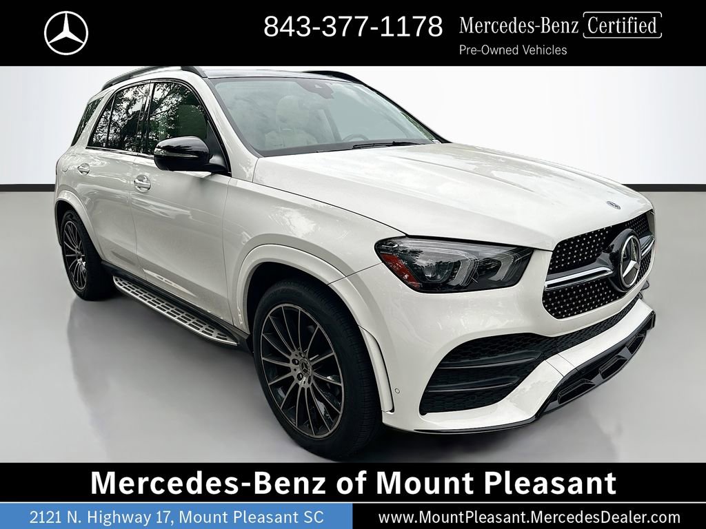 Used 2022 Mercedes-Benz GLE 350 w/ AMG Line Exterior image 3