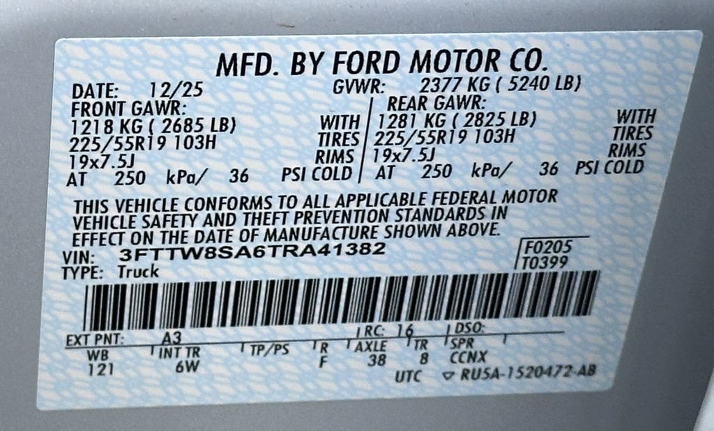 New 2026 Ford Maverick Lariat w/ Black Appearance Package image 44