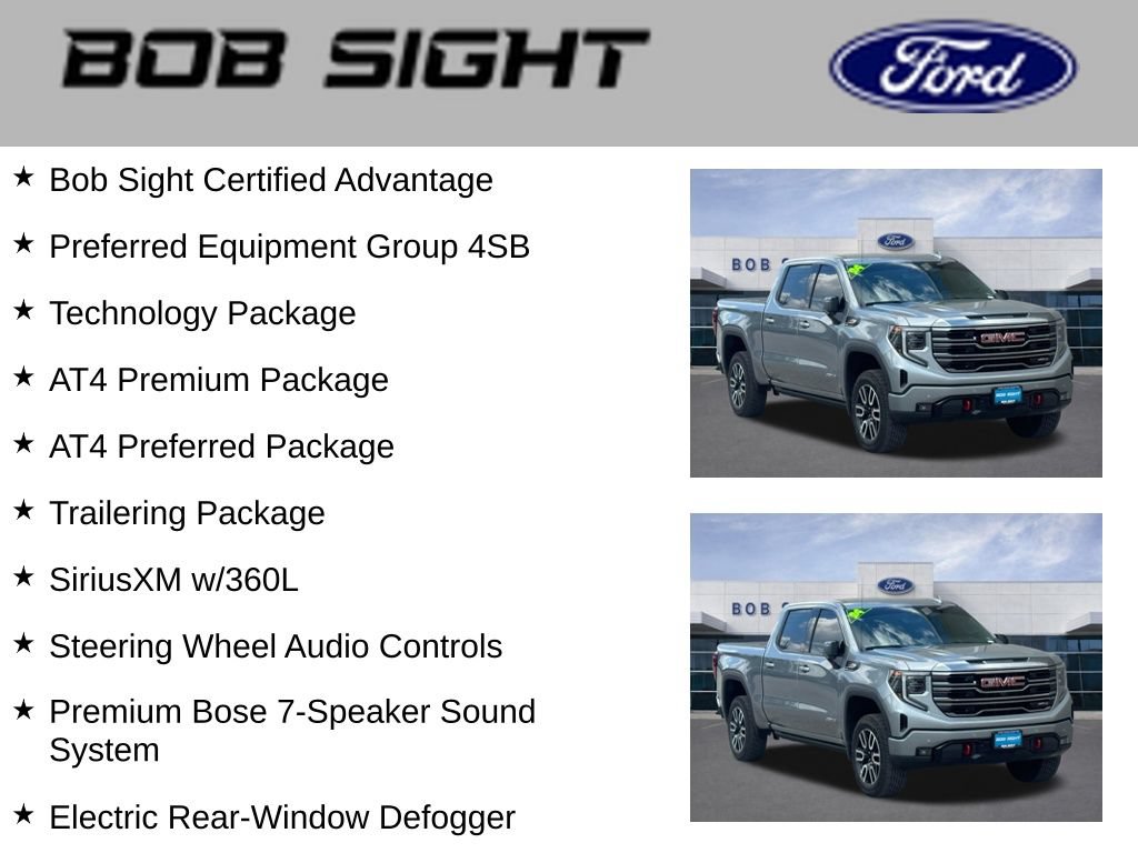 Used 2024 GMC Sierra 1500 AT4 w/ Technology Package AWD/4WD image 3