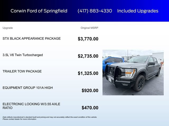 Used 2022 Ford F150 XL w/ STX Black Appearance Package AWD/4WD image 6