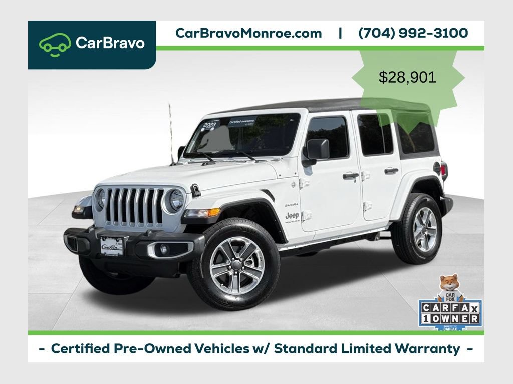 Used 2023 Jeep Wrangler Unlimited Sahara