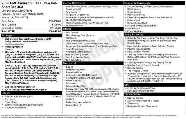 Used 2025 GMC Sierra 1500 SLT image 44