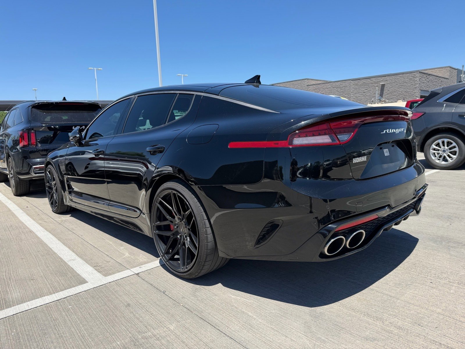 Certified 2023 Kia Stinger GT2 w/ Red Interior Color Package RWD image 3
