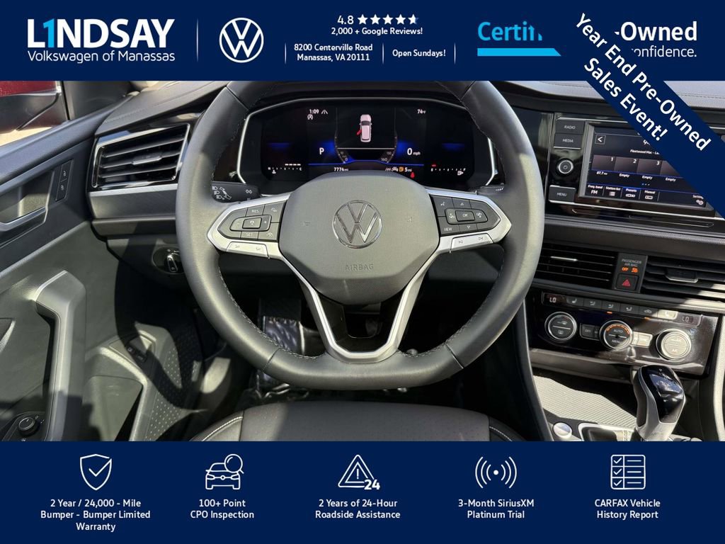 Certified 2024 Volkswagen Jetta SE w/ Panoramic Sunroof Package image 14
