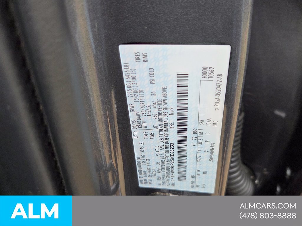 Used 2025 Ford F150 XLT w/ Equipment Group 301A Standard RWD image 7