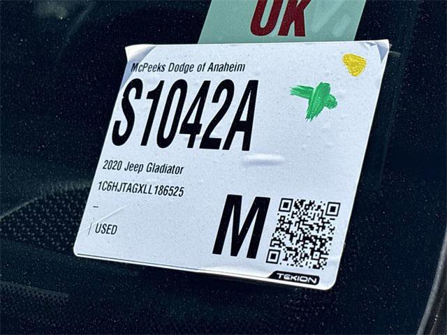 Certified 2020 Jeep Gladiator Sport w/ Quick Order Package 24S image 33