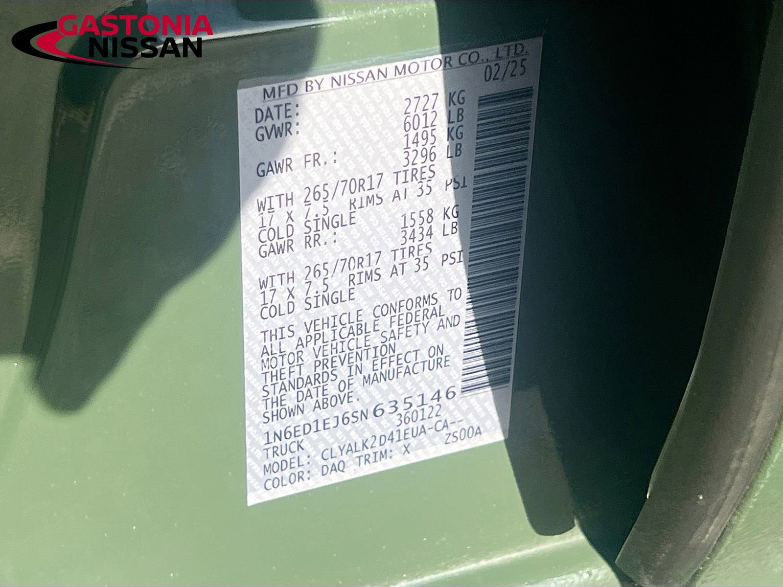 Used 2025 Nissan Frontier Pro-X w/ Pro Convenience Package image 40