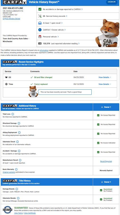 Used 2021 Kia K5 GT-Line image 45