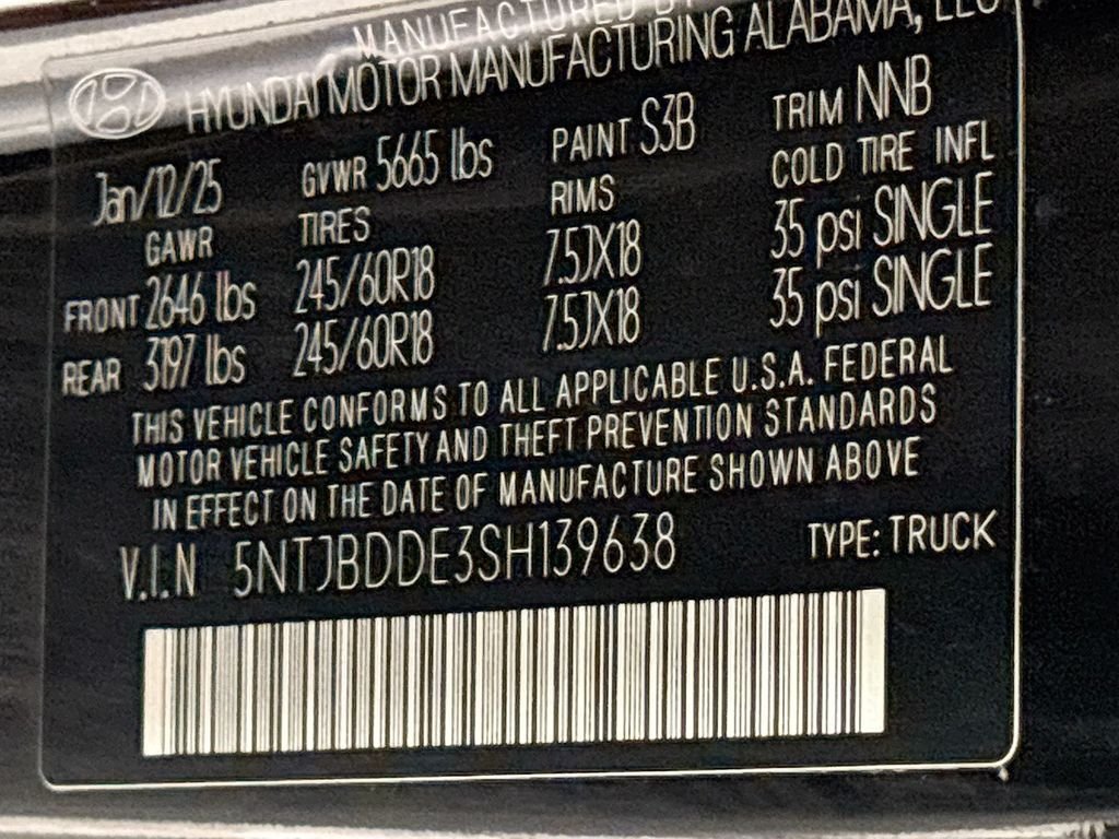 Certified 2025 Hyundai Santa Cruz SEL AWD/4WD image 22