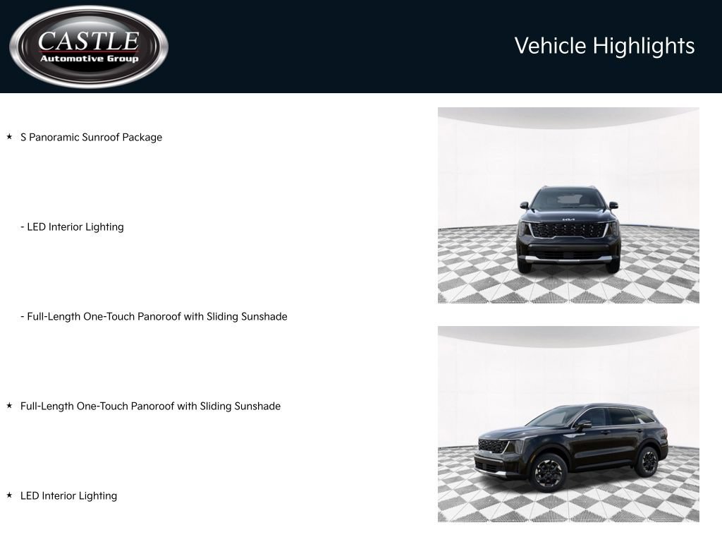 New 2026 Kia Sorento S w/ S Panoramic Sunroof Package AWD/4WD image 4