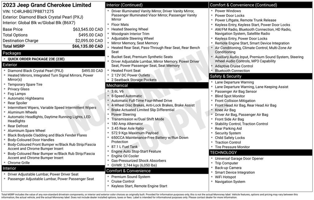 Used 2023 Jeep Grand Cherokee Limited image 3