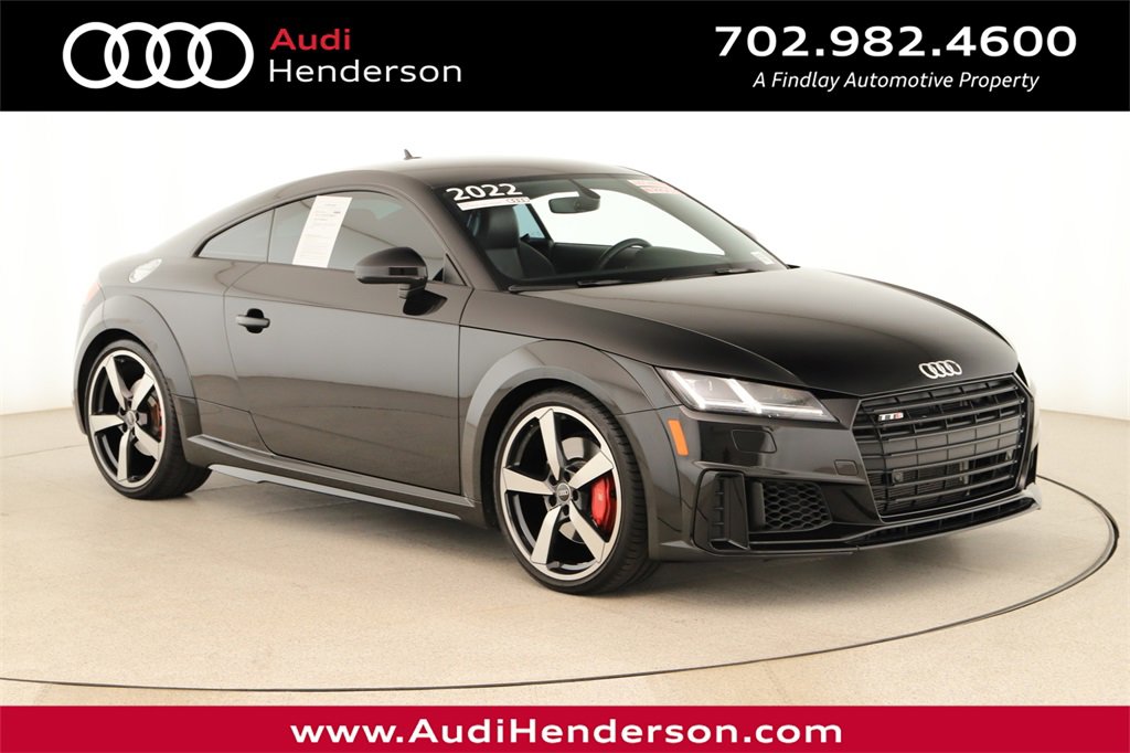 Certified 2022 Audi TTS 2.0T Coupe w/ Black Optic Package