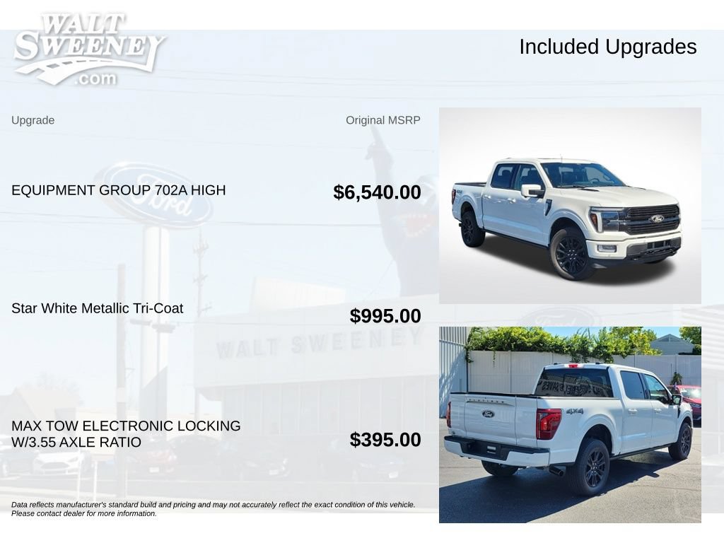 Used 2025 Ford F150 Platinum w/ Equipment Group 702A High AWD/4WD image 11