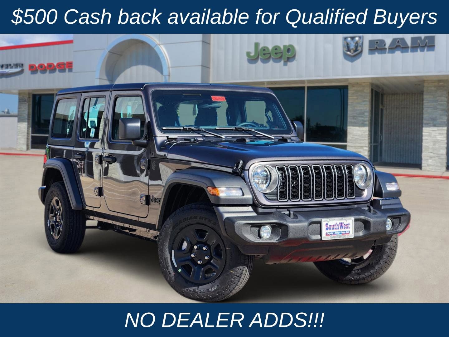 New 2026 Jeep Wrangler Sport image 1